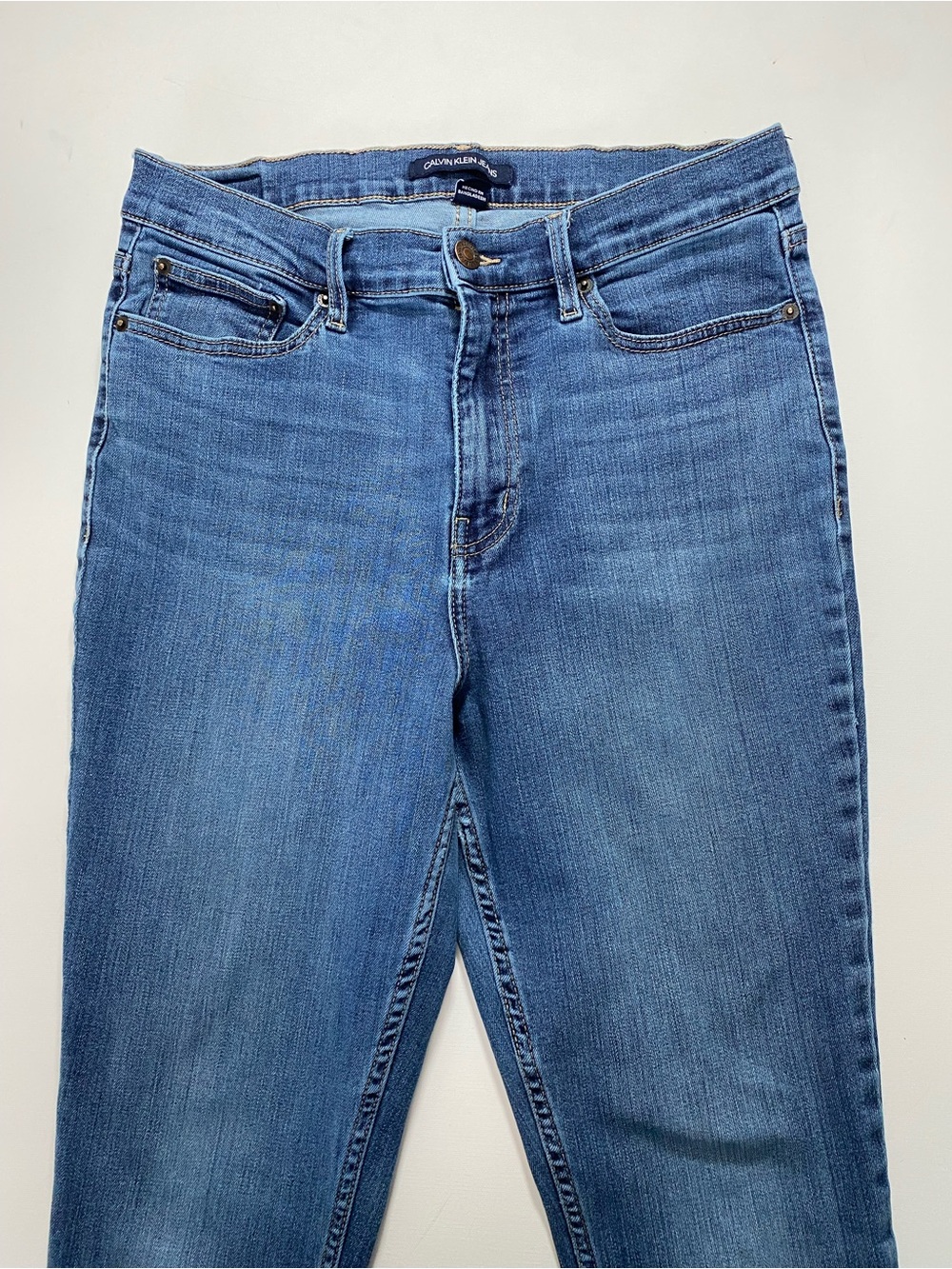 Calvin Klein Jeans Women's Size 12 Classic Medium Wash Denim Pants